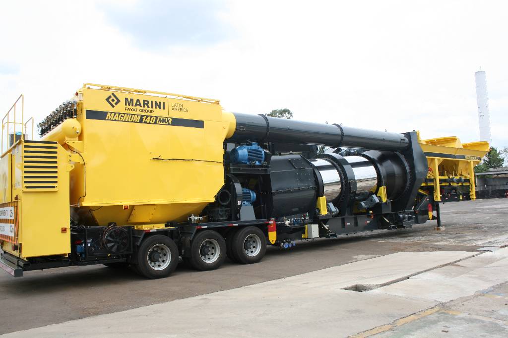 Used Marini Magnum 140 * mobile asphalt plant asphalt mixing plants