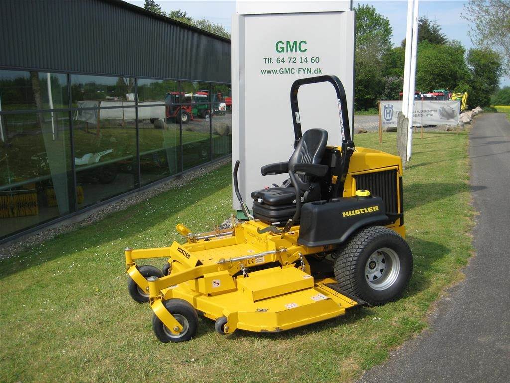 Dealer hustler mower