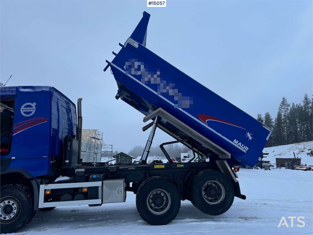 Volvo FH540 6x4 plow rigged tipper WATCH VIDEO