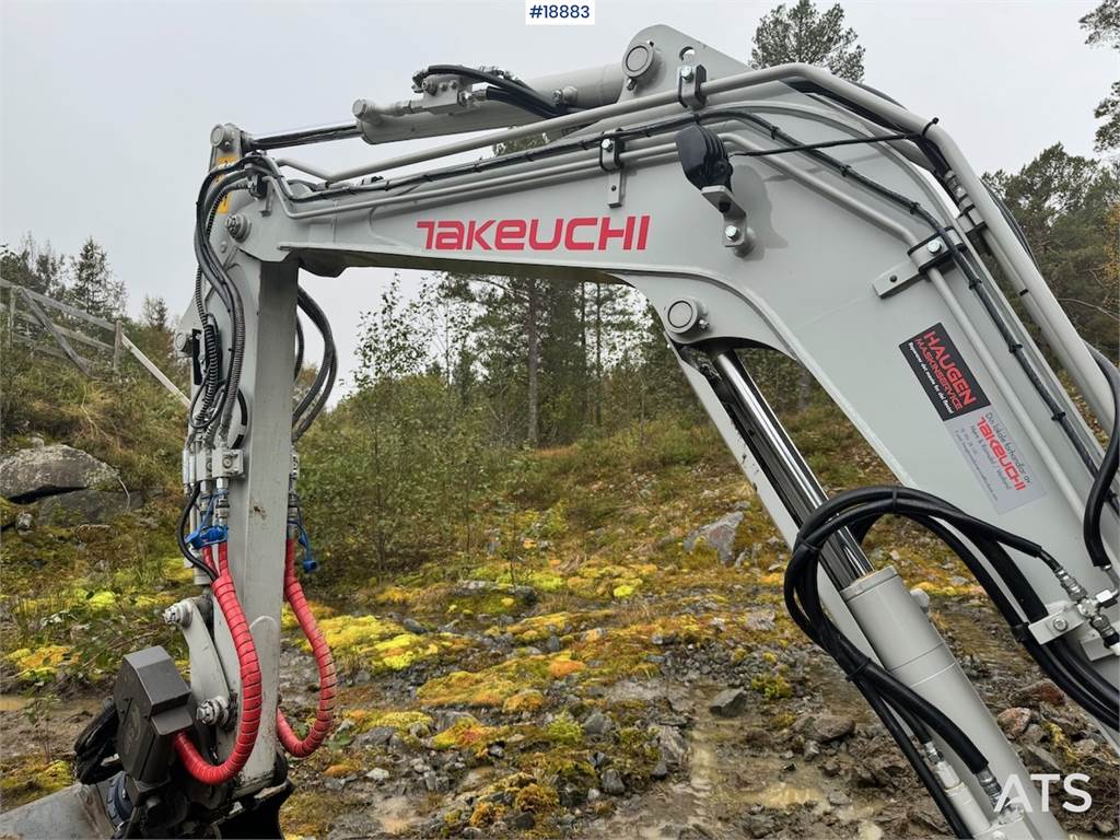 Takeuchi TB235-2 Mini excavator w/ Rototilt and 3 buckets.