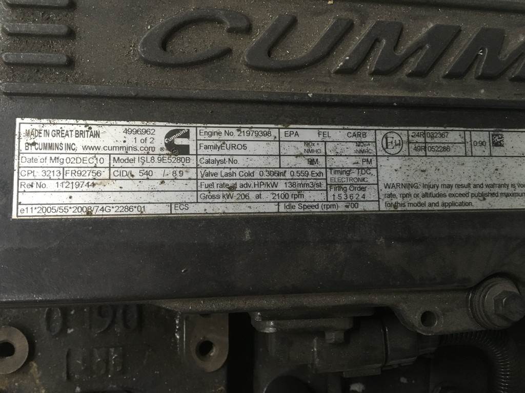 Cummins ISL9 CPL3213 NEW