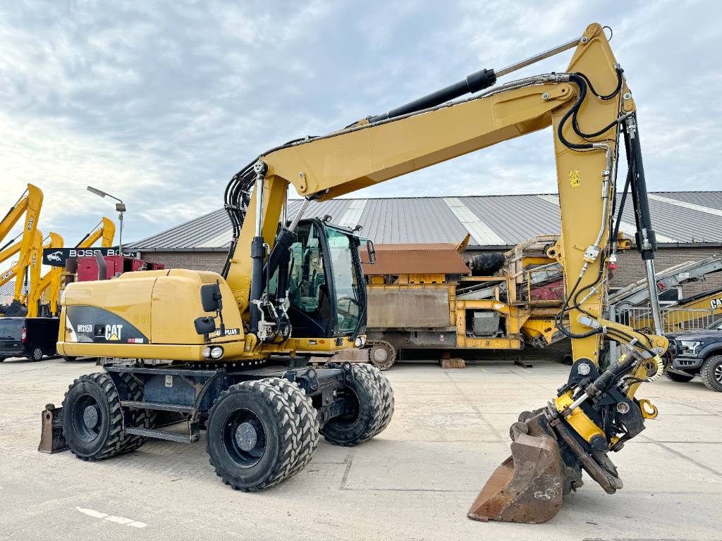 CAT M315D - 360° Engcon Rotating Bucket + Grapple