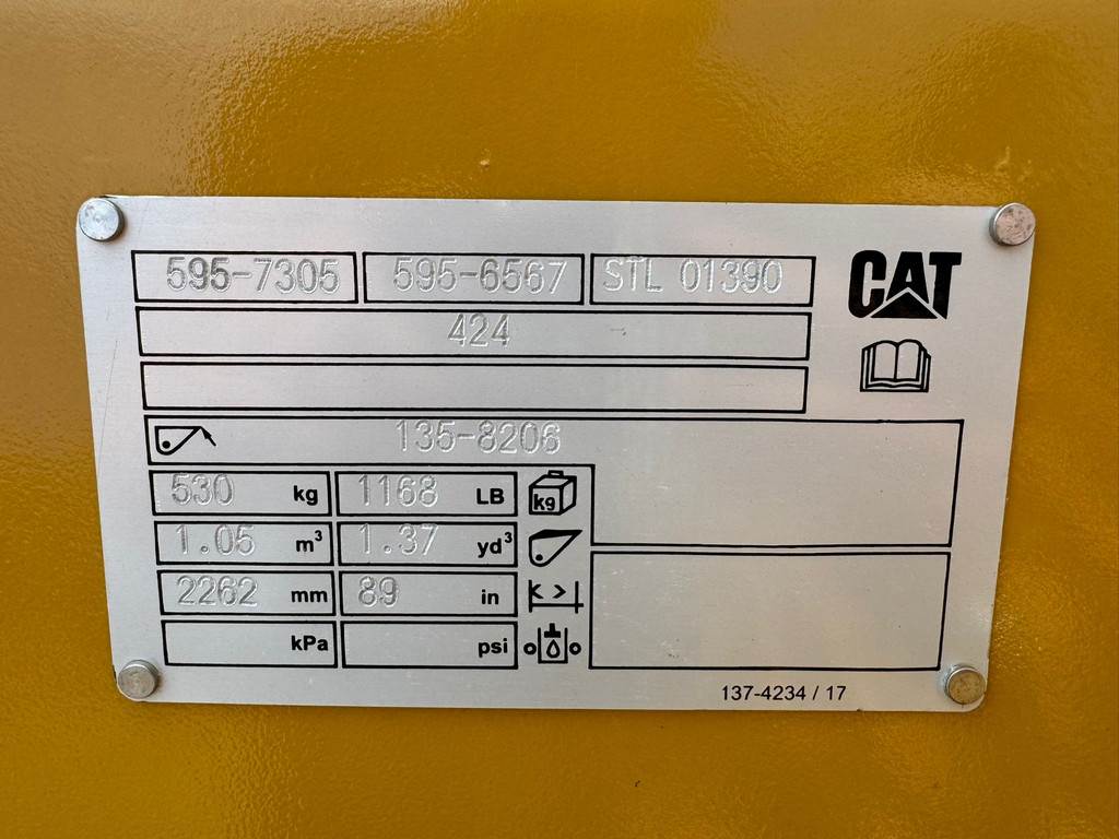 CAT 424 4x4 - Export model