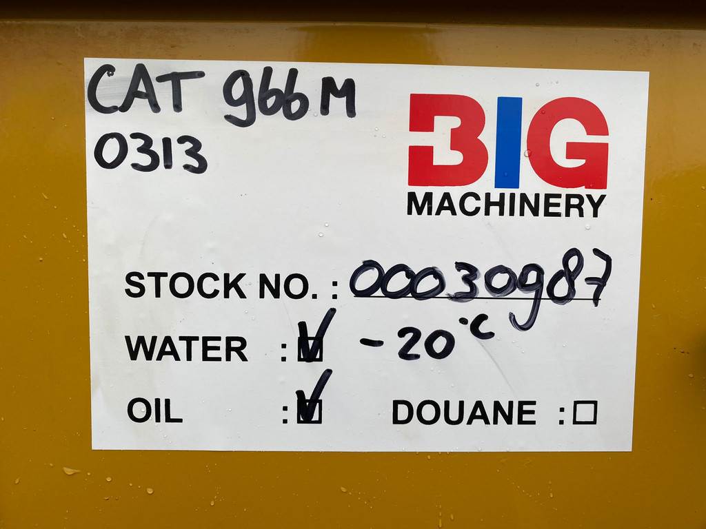 CAT 966M XE - Excellent condition