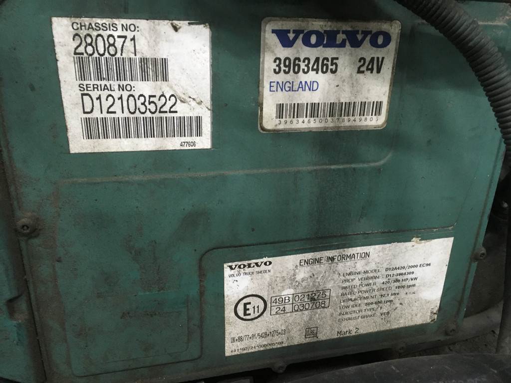 Volvo D12A 420 FOR PARTS