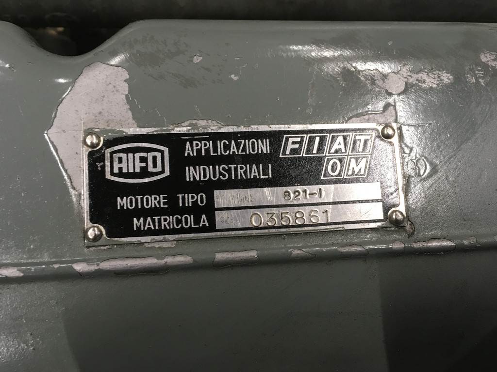 Fiat 821-I GENERATOR 110KVA USED