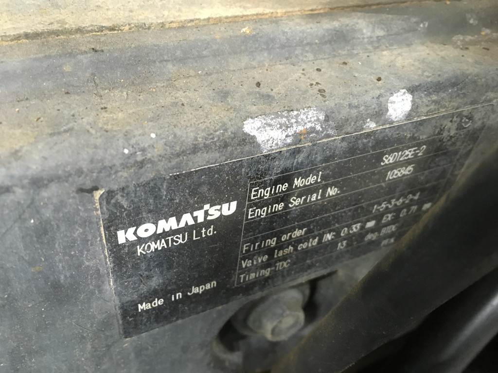 Komatsu S6D125E-2 FOR PARTS