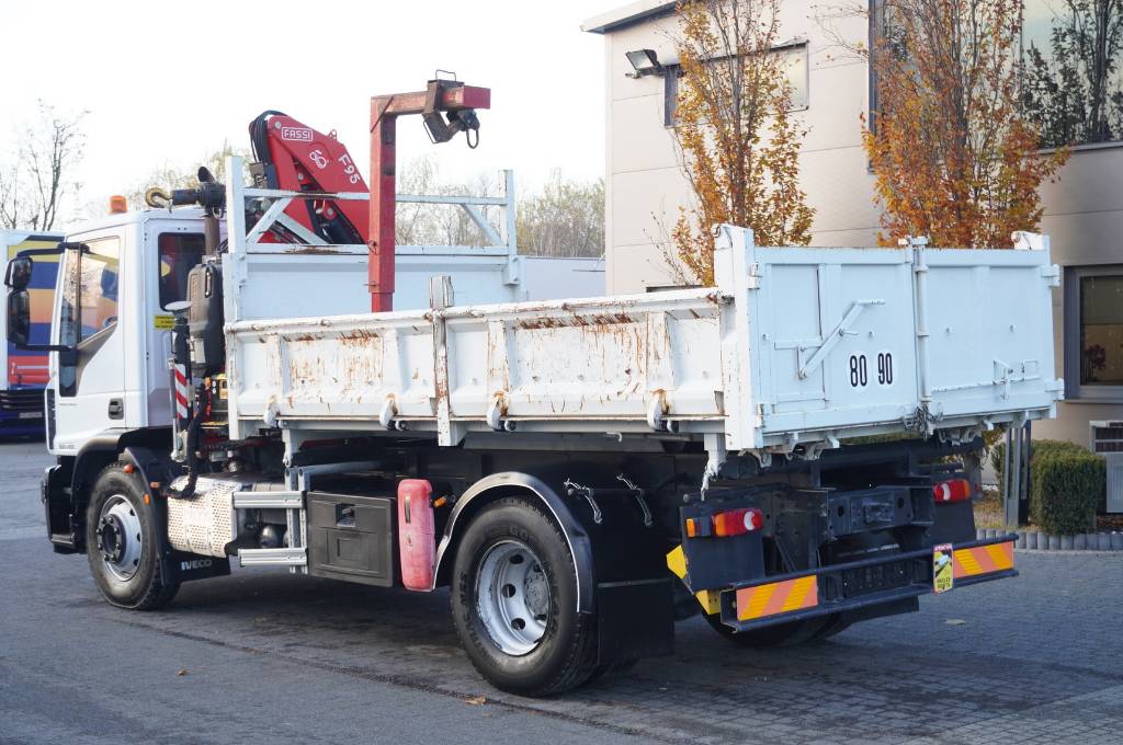 Iveco Eurocargo 160-250 E6/ HDS Fassi / wywrotka 3-str.