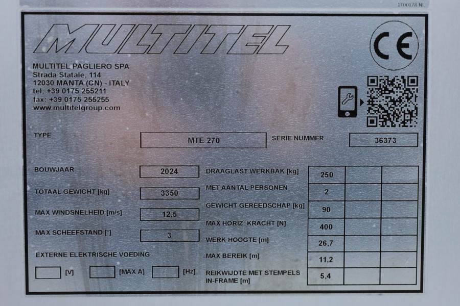 Multitel MTE270 Valid inspection, *Guarantee! Driving Licen