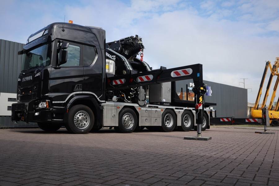 Scania R540 B10x4 With CORMACH 150tm Crane Valid inspecti