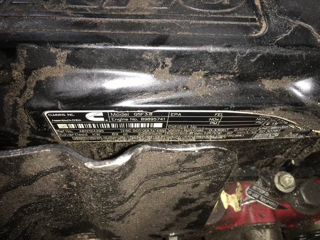 Cummins QSF 3.8 CPL4787 USED