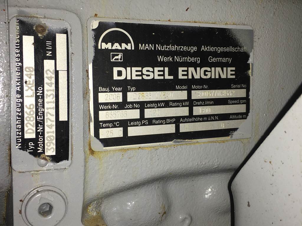 MAN D2866 LXE40 USED