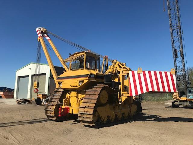 CAT 589 105 t Hubkraft 8x PIPELAYER MIETE / RENTAL