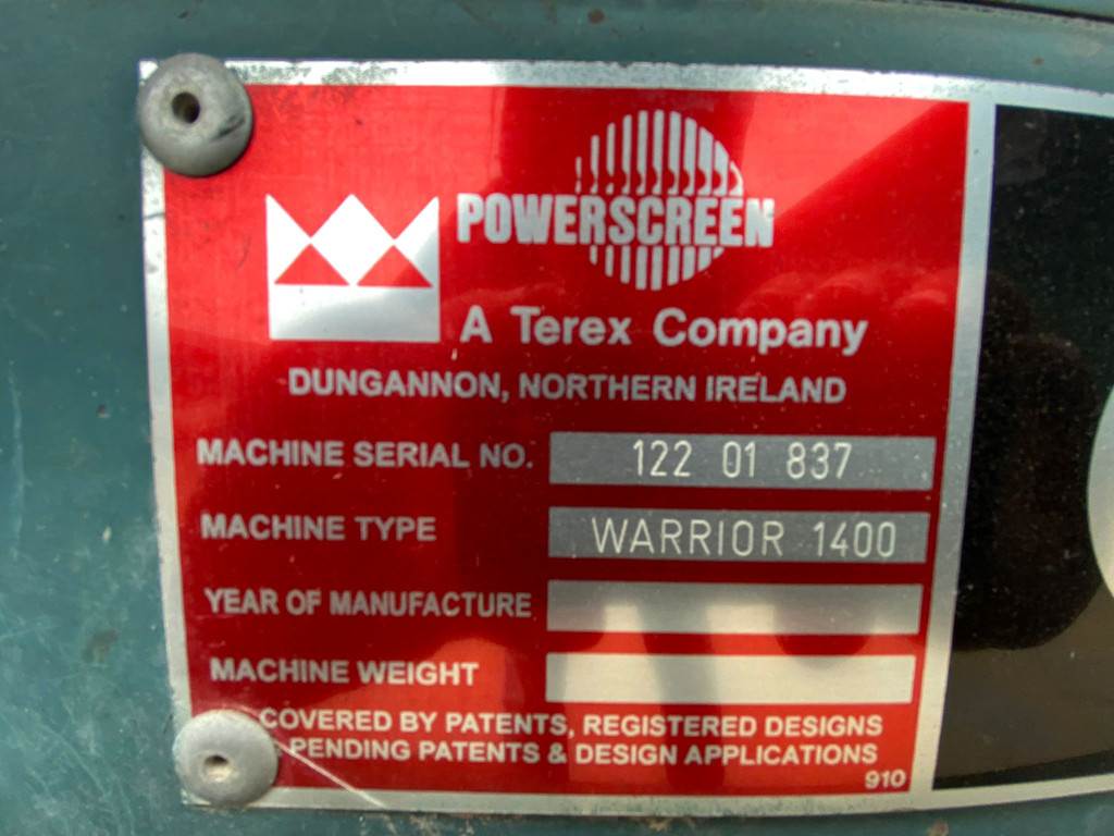 Powerscreen warrior 1400