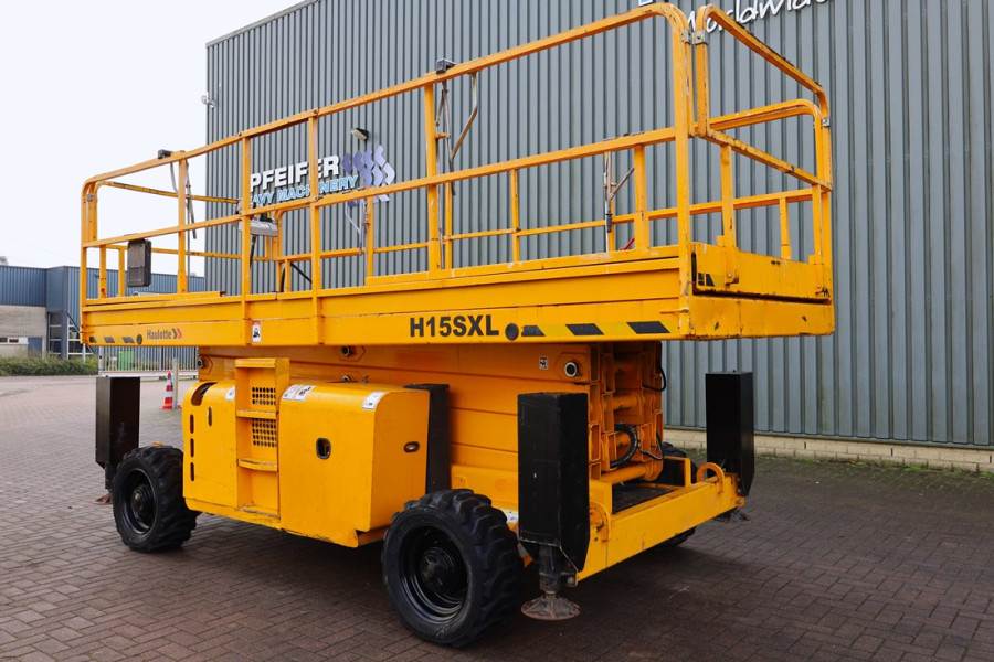 Haulotte H15SXL Diesel, 4x4 Drive, 15m Working Height, 500k