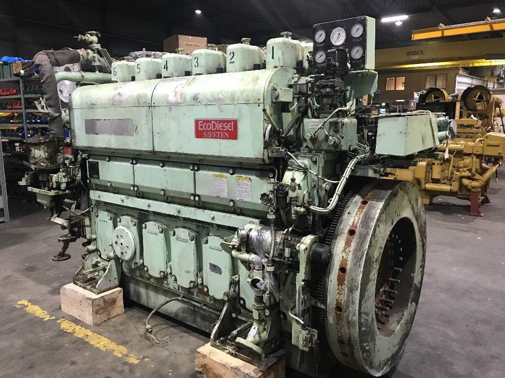 Yanmar 6N18AL-EV - Manufacturing year: 2004 - Marine auxiliary engines ...