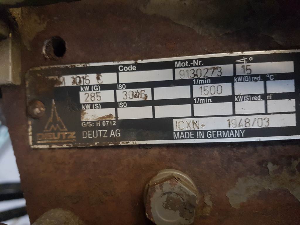 Deutz BF6M1015C USED