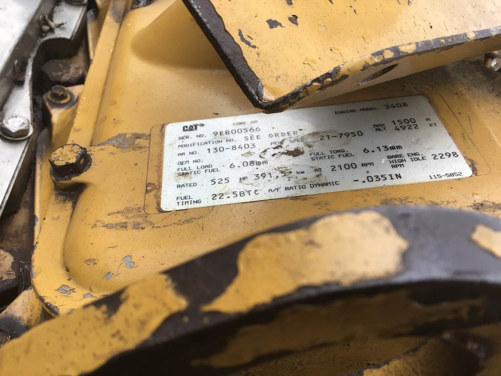 CAT 3408C 9ER-1308403 USED