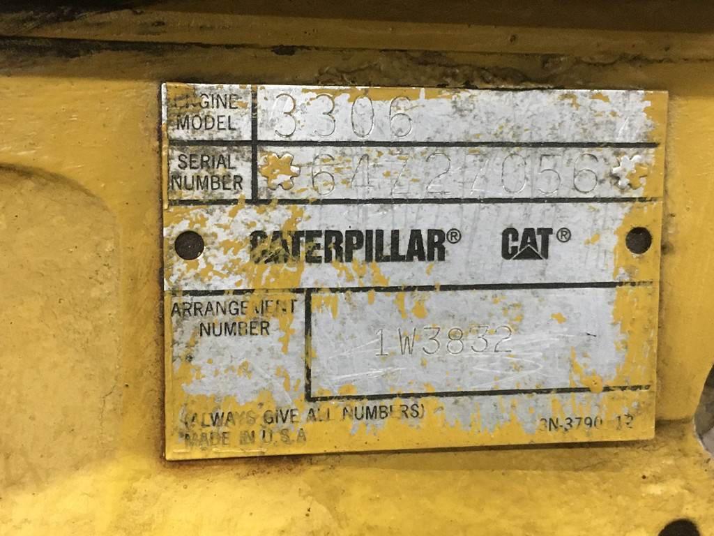 CAT 3306 64Z-1W3832 FOR PARTS