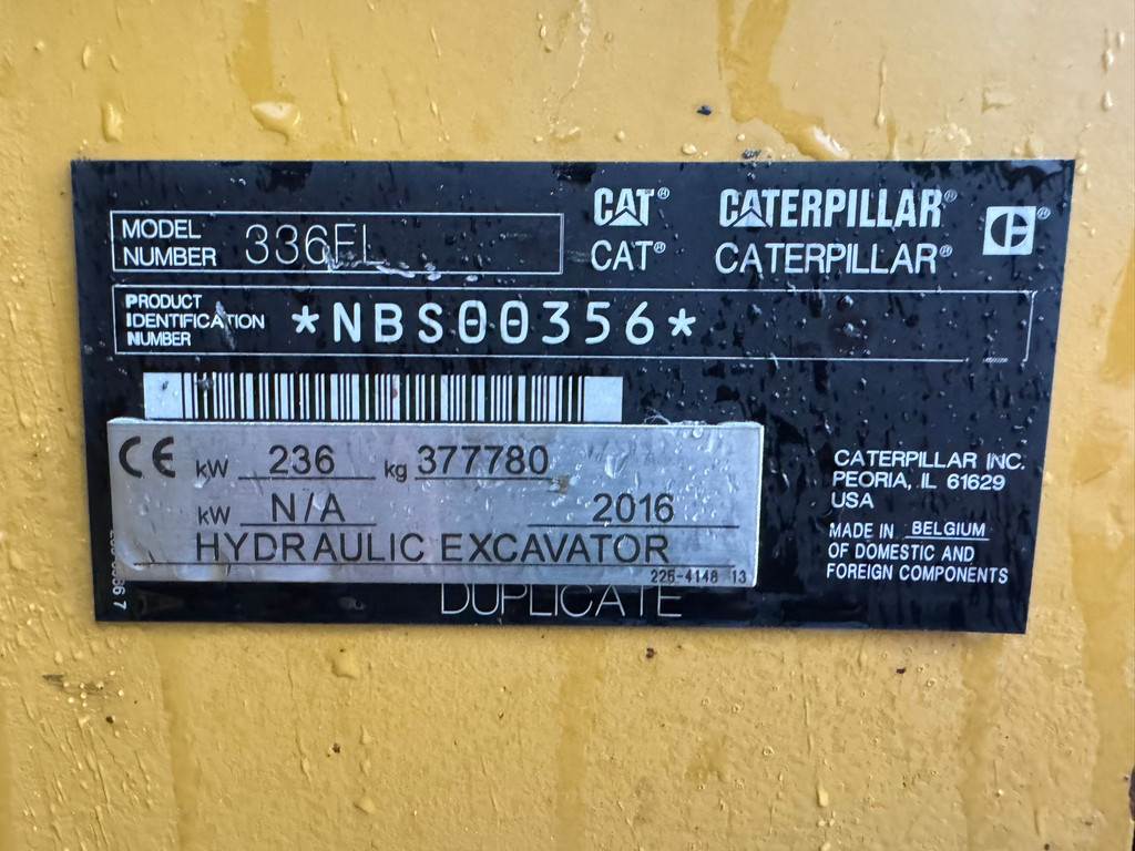 CAT 336FL / CE / EPA