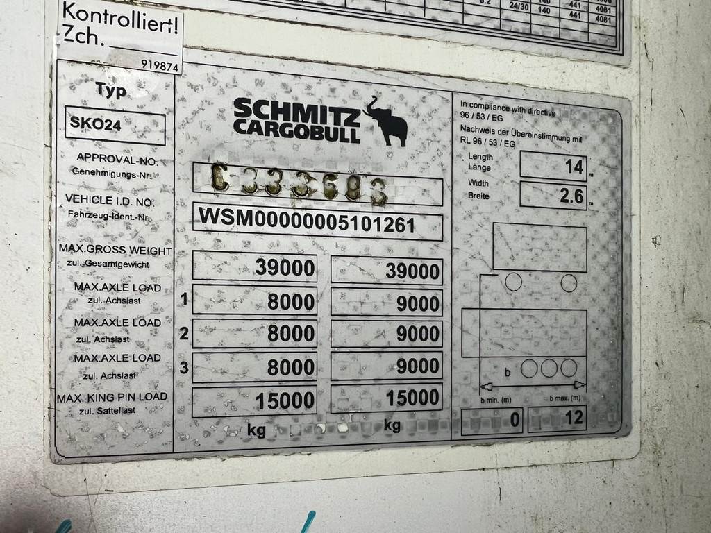 Schmitz Cargobull Carrier VECTOR 1550