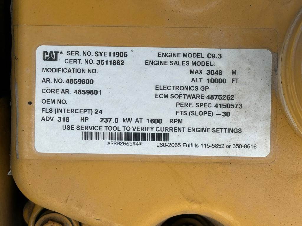 CAT 336FL / CE / EPA