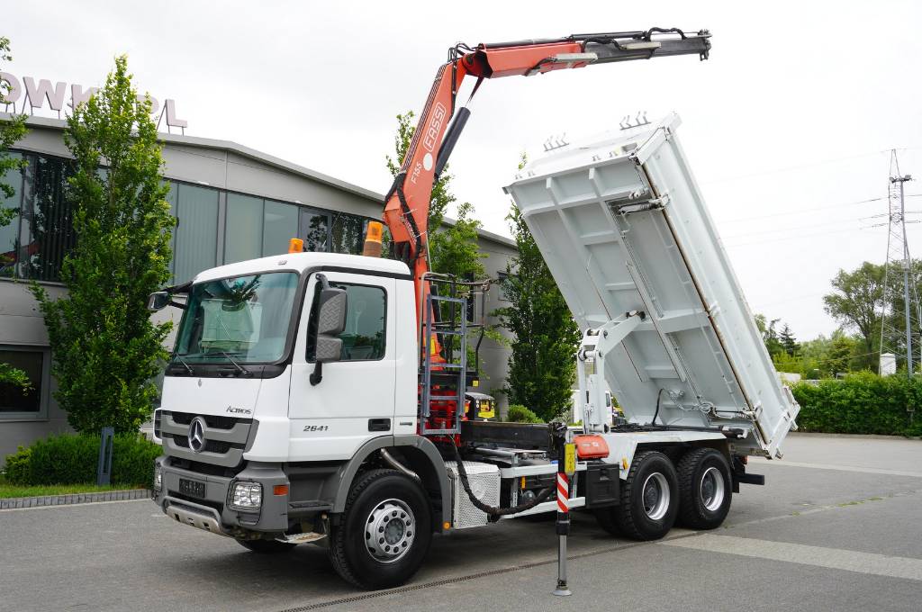 Mercedes-Benz Actros 2641 6x4 E5 / Crane / Tipper / 110000 km!