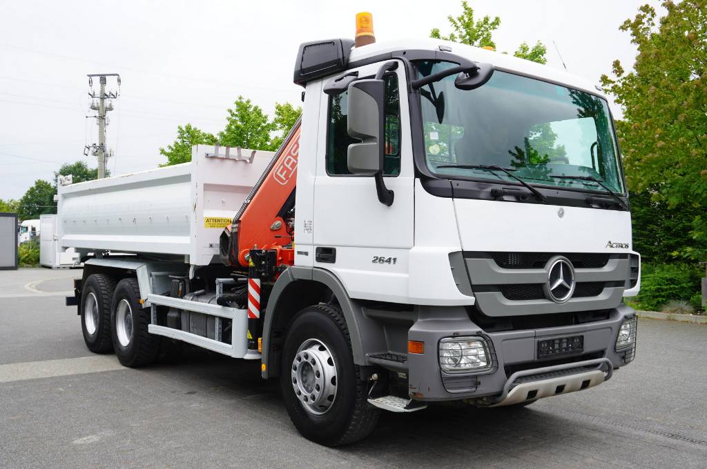 Mercedes-Benz Actros 2641 6x4 E5 / Crane / Tipper / 110000 km!