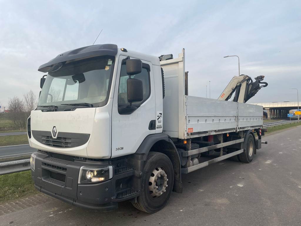 Renault Premium Lander 380.19 4x2 with Fassi F165