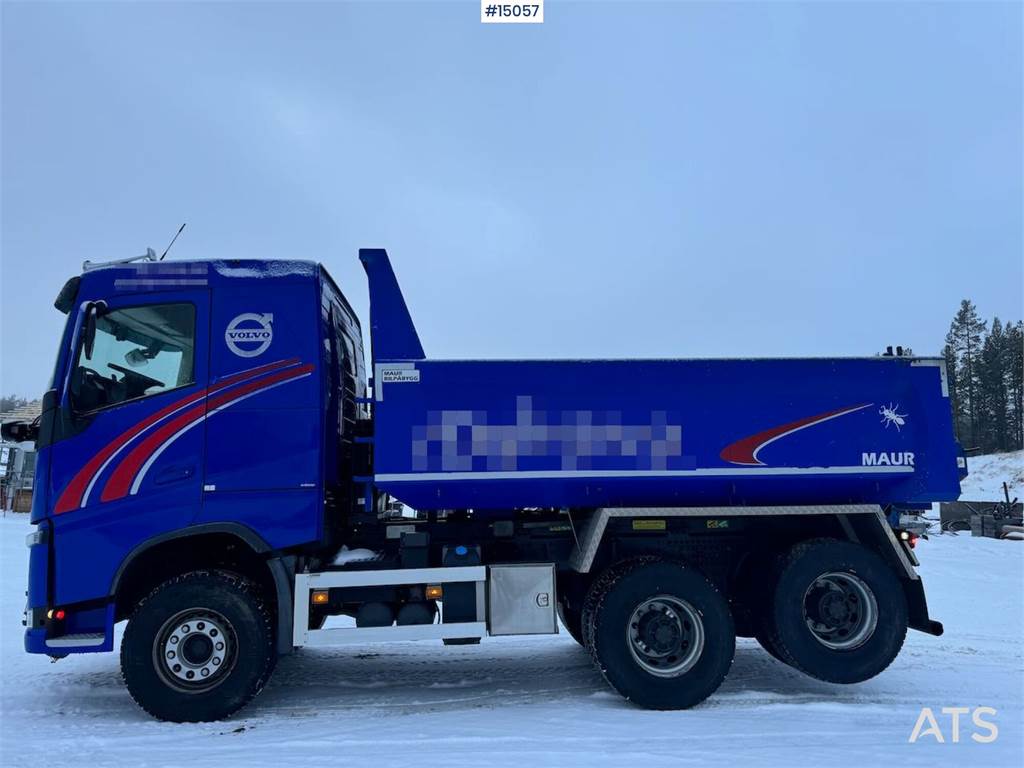 Volvo FH540 6x4 plow rigged tipper WATCH VIDEO