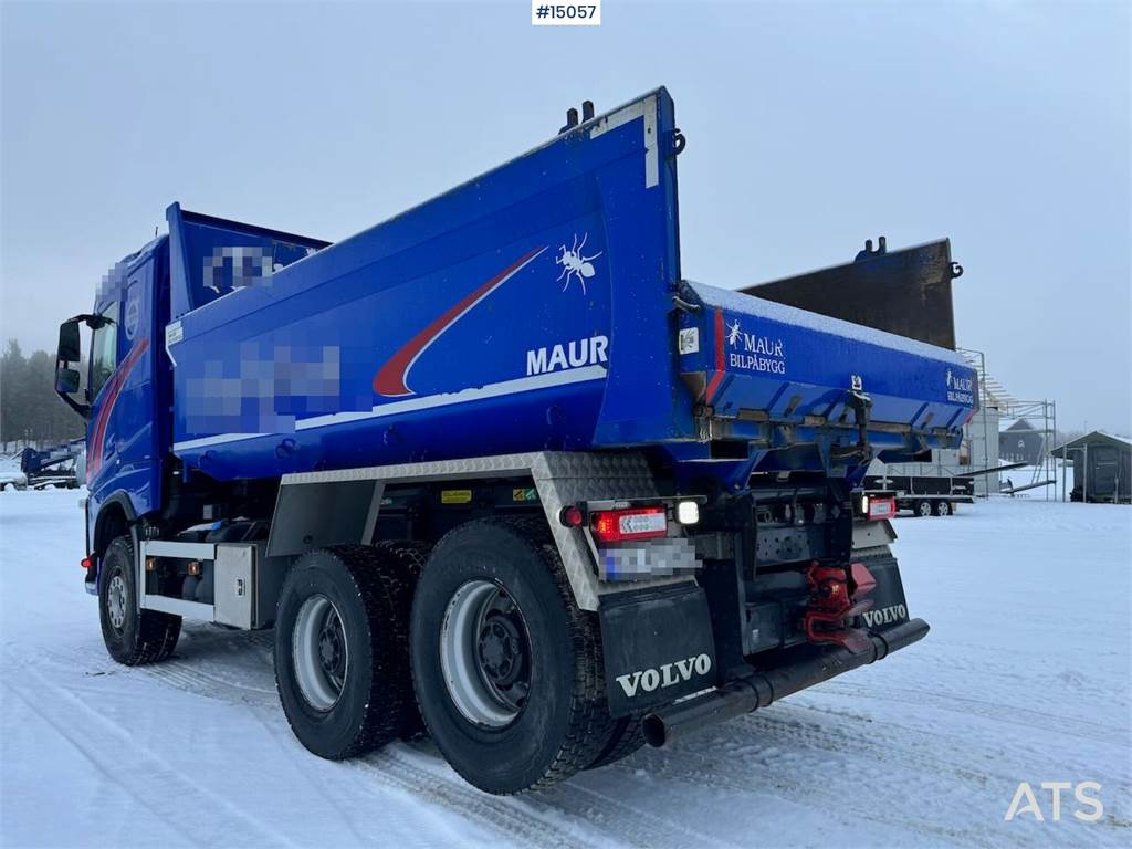 Volvo FH540 6x4 plow rigged tipper WATCH VIDEO