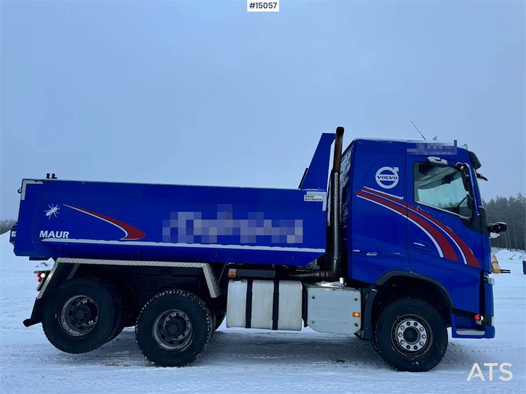 Volvo FH540 6x4 plow rigged tipper WATCH VIDEO