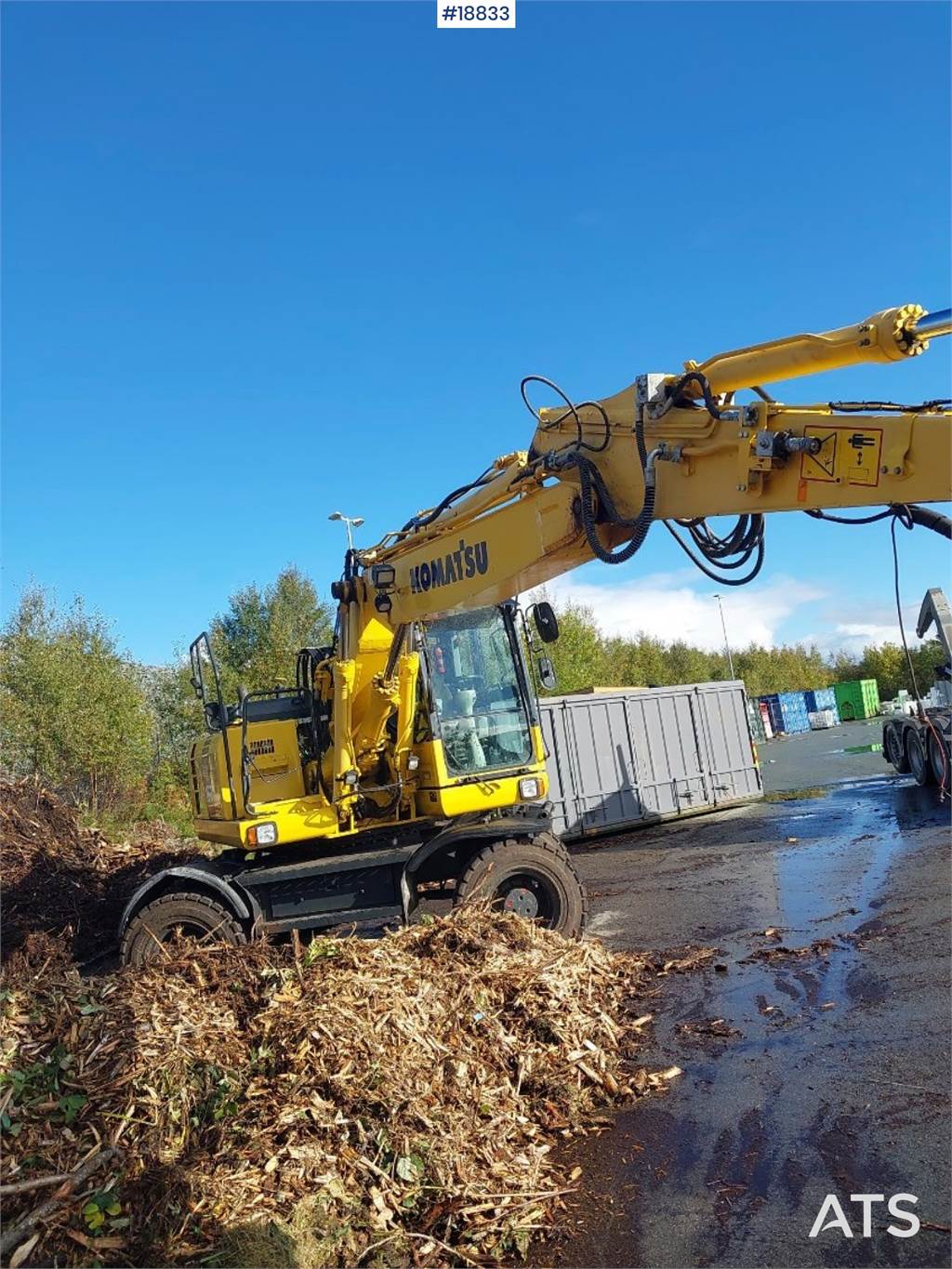 PW160 Wheel Excavator w/ GPS, Rototilt and Cleanin  Machineryscanner