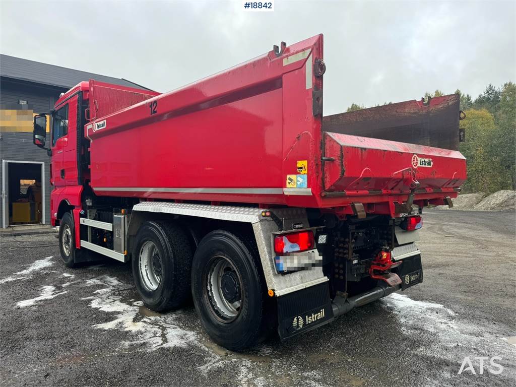 MAN TGX 26.560 6x4 plow rigged tipper WATCH VIDEO