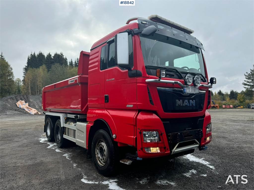 MAN TGX 26.560 6x4 plow rigged tipper WATCH VIDEO