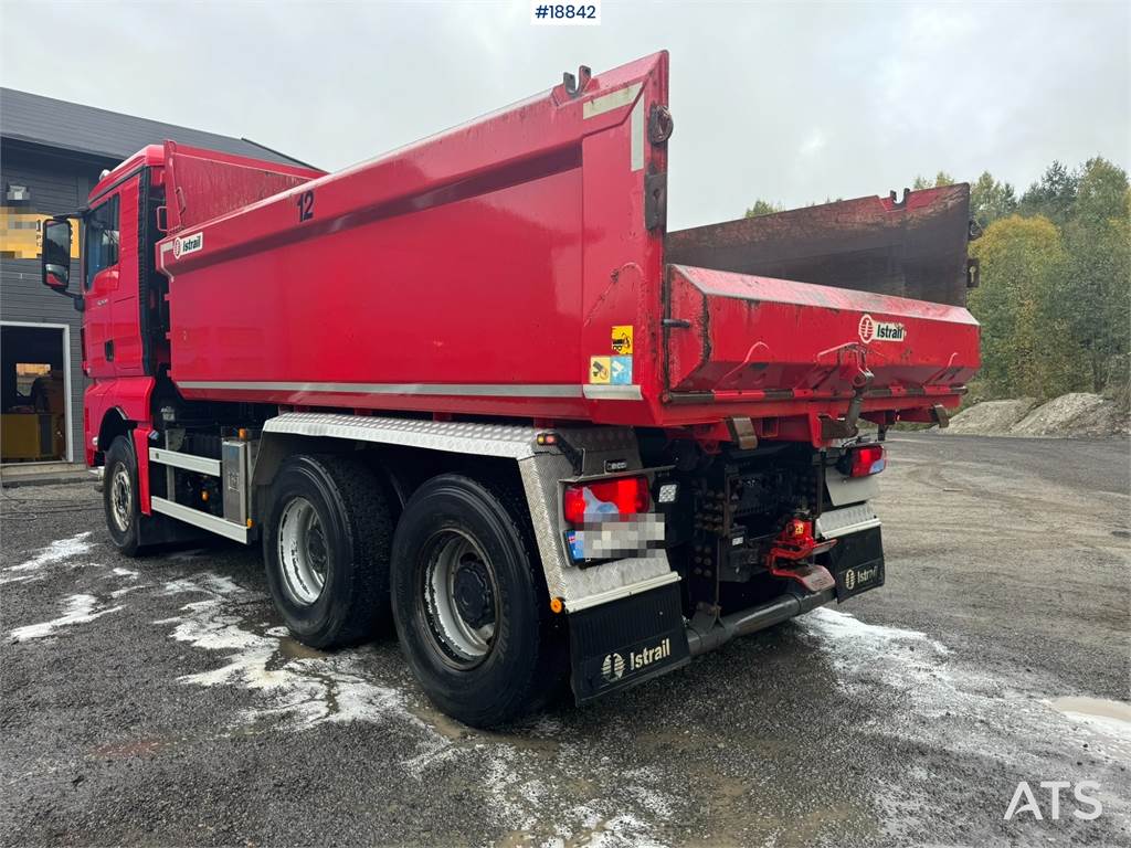 MAN TGX 26.560 6x4 plow rigged tipper WATCH VIDEO