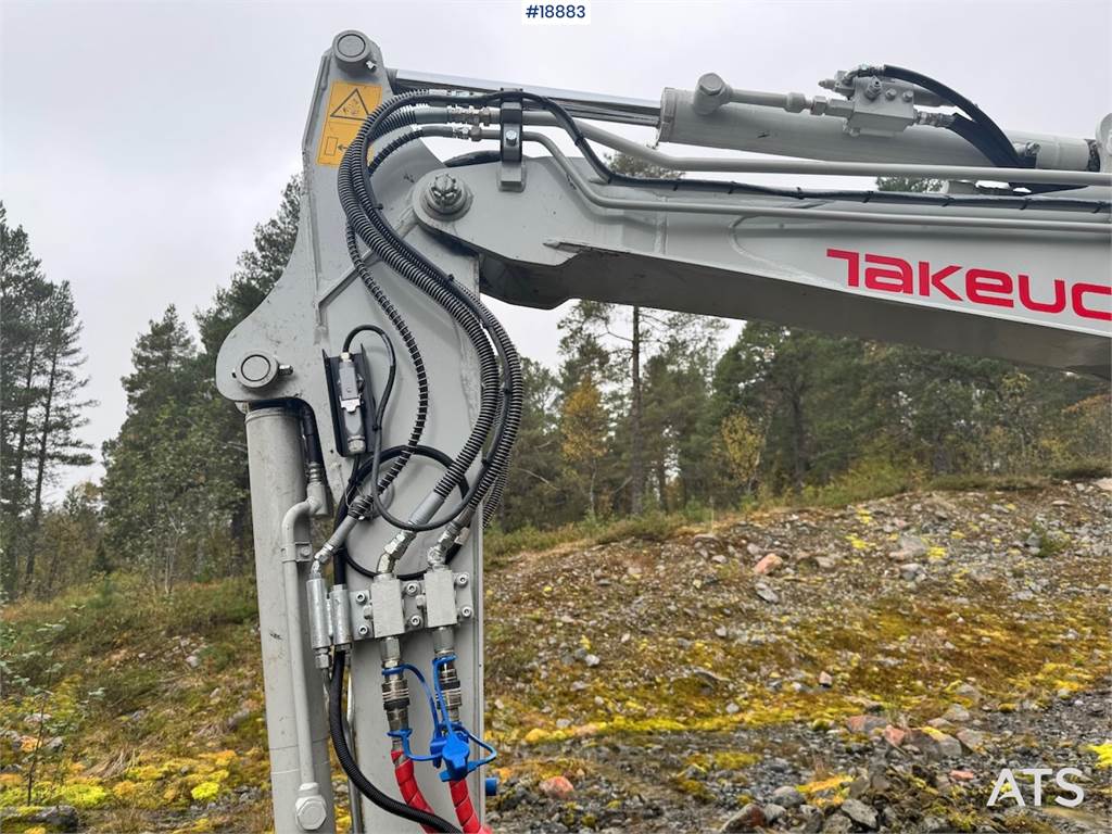 Takeuchi TB235-2 Mini excavator w/ Rototilt and 3 buckets.