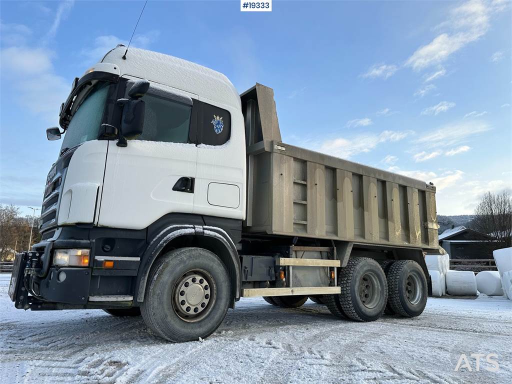 Scania R480 6x4 tandem plow rigged tipper truck w/ only 1