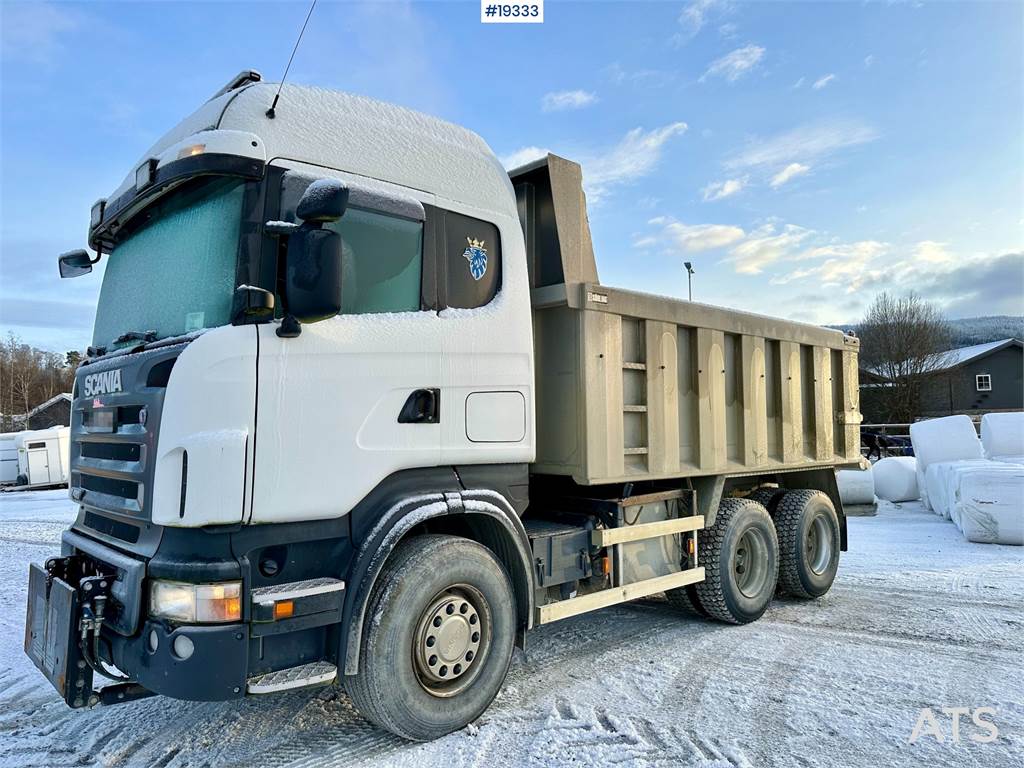 Scania R480 6x4 tandem plow rigged tipper truck w/ only 1