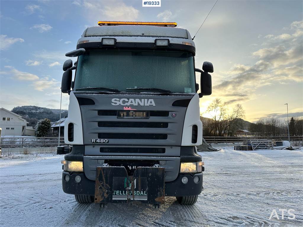 Scania R480 6x4 tandem plow rigged tipper truck w/ only 1