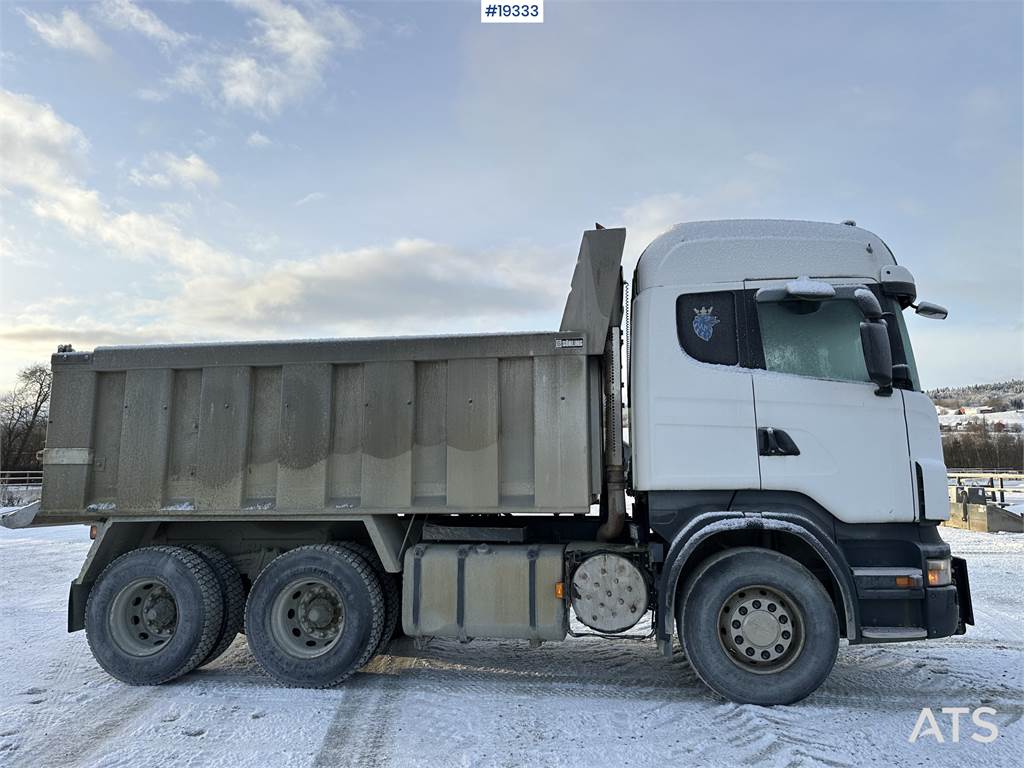 Scania R480 6x4 tandem plow rigged tipper truck w/ only 1