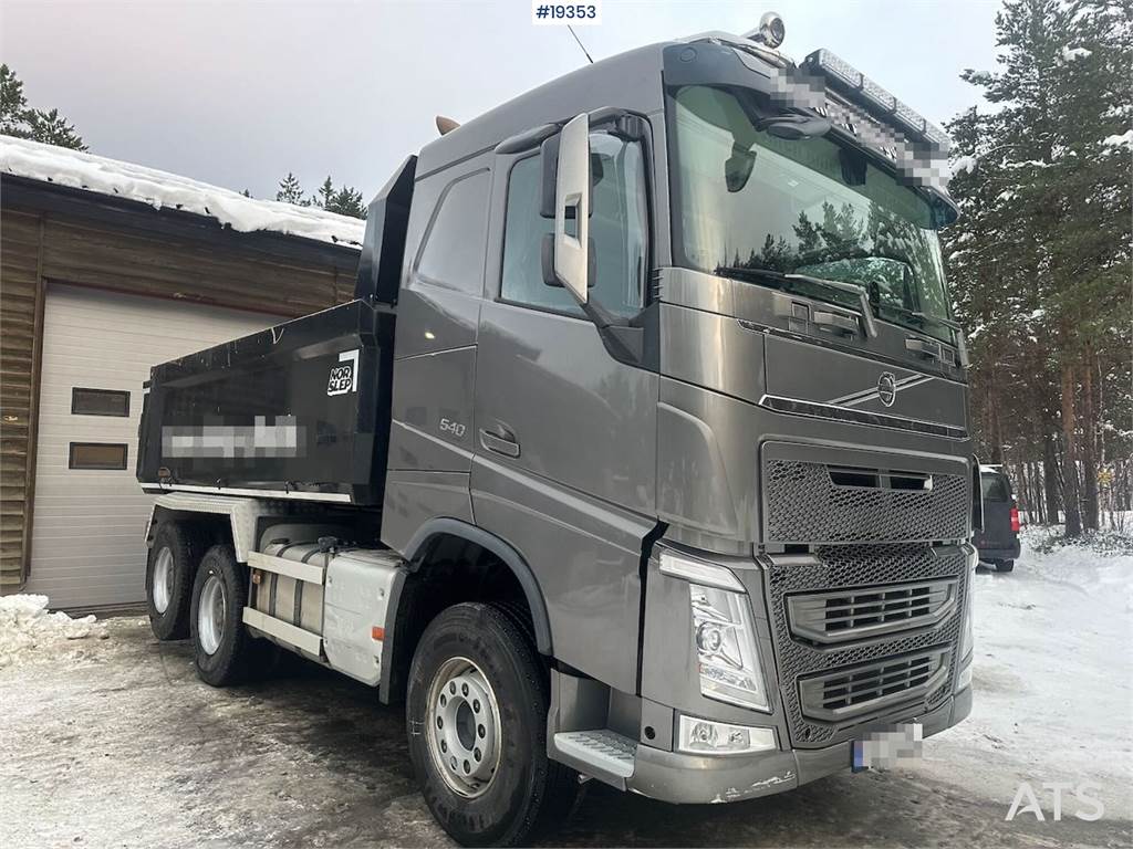 Volvo FH 540 6x4 tipper truck w/ 2011 Nor-Slep triple tr