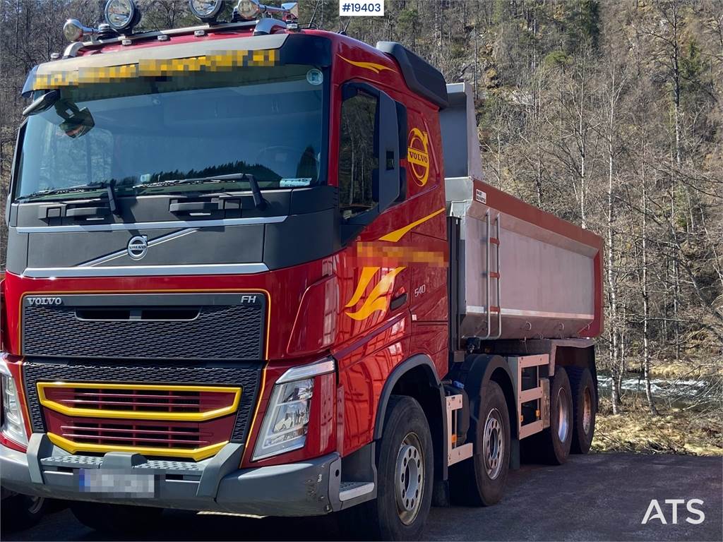 Volvo FH540 8x4 Tipper Truck w/2006 Maur Triple Trailer