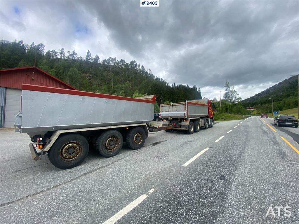 Volvo FH540 8x4 Tipper Truck w/2006 Maur Triple Trailer