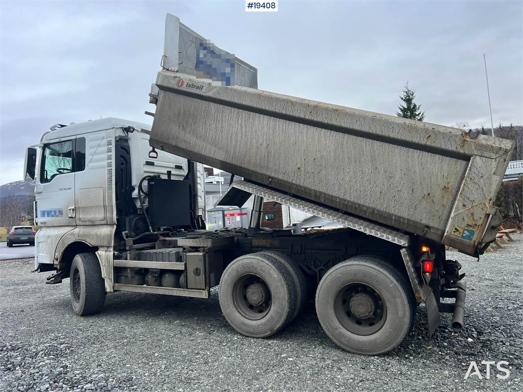 MAN TGX 6x4 Plow rigged tipper truck