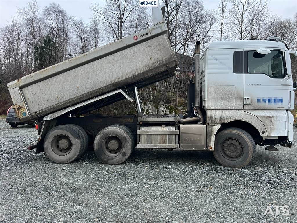 MAN TGX 6x4 Plow rigged tipper truck