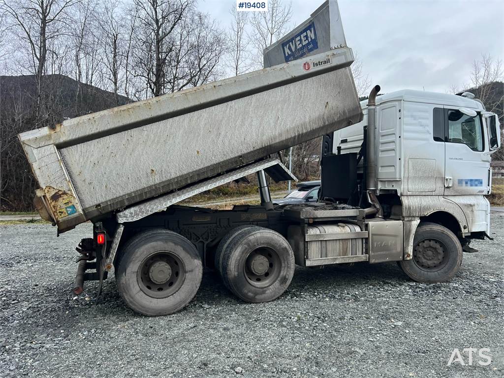 MAN TGX 6x4 Plow rigged tipper truck