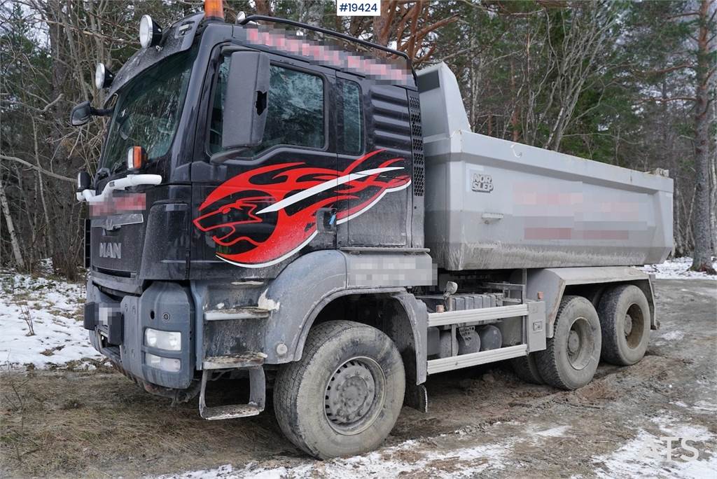 MAN TGS 6x4 Snowrigged Tipper. Euro 6