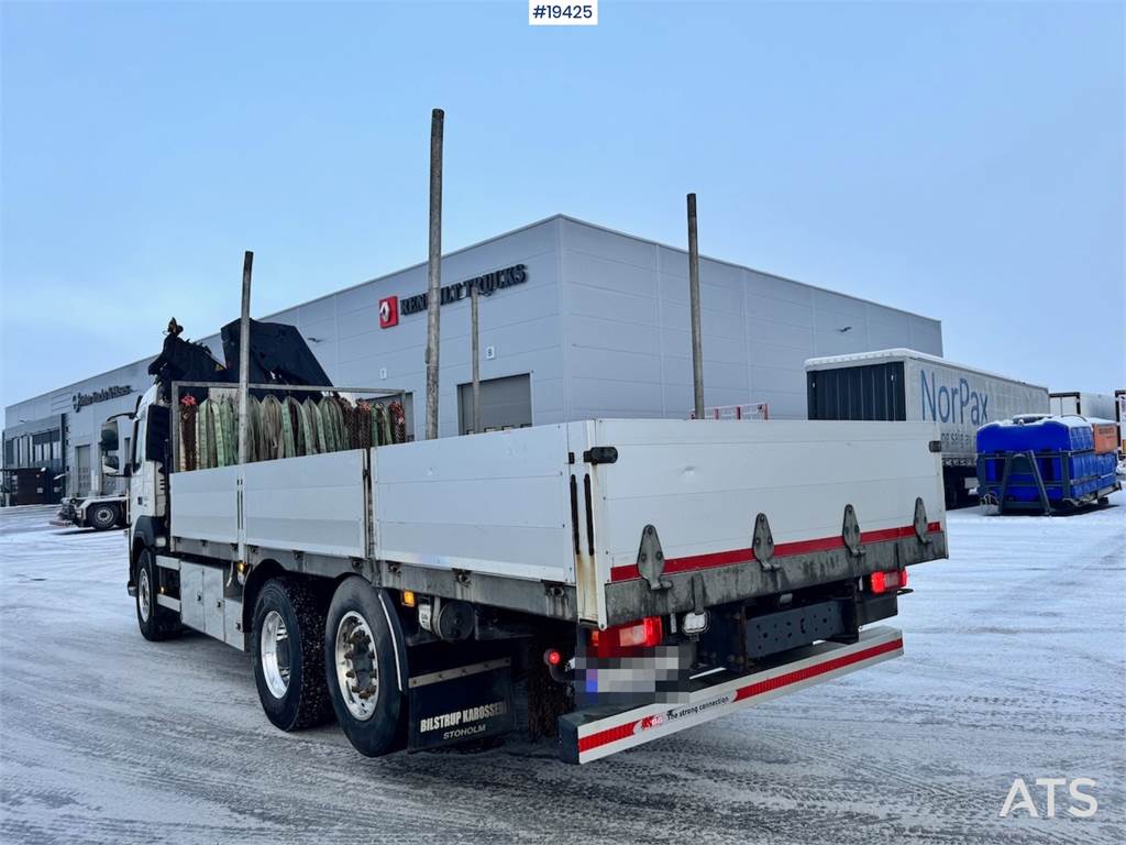 Volvo FM450 6x2 Crane truck w/ 19 t/m HIAB crane.