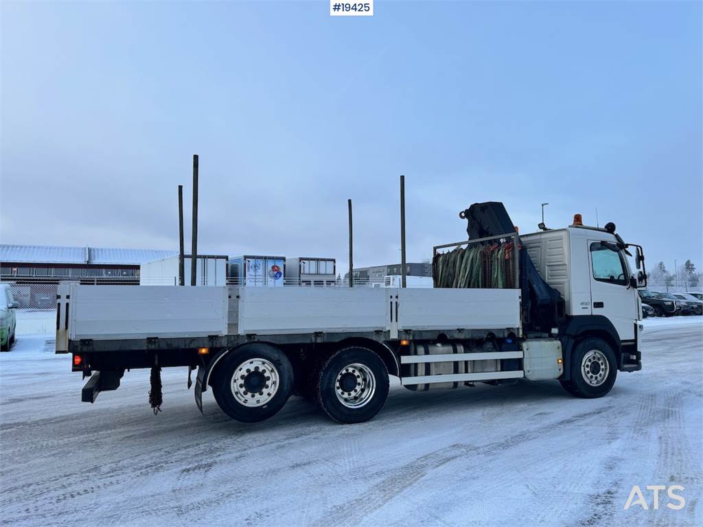 Volvo FM450 6x2 Crane truck w/ 19 t/m HIAB crane.